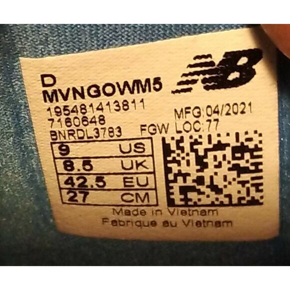 New Balance Fresh Foam X Vongo V5 Men's Running Shoes US Size 9 D UK 8.5 - Picture 12 of 12